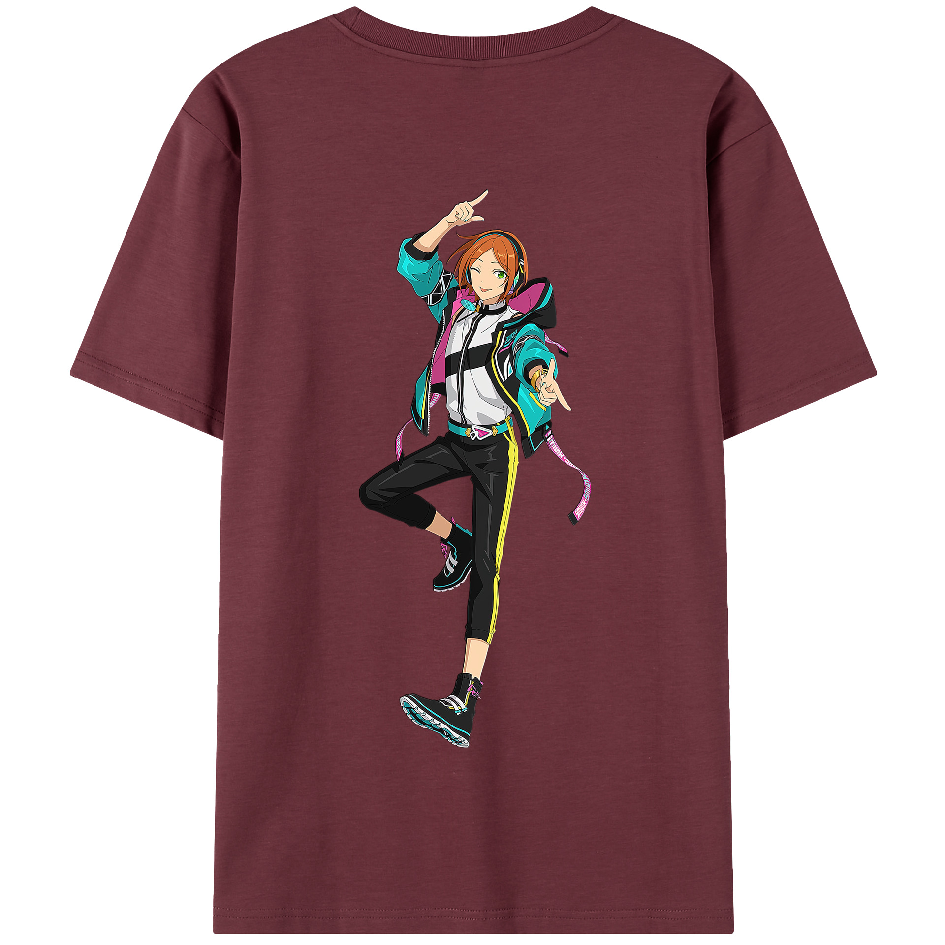 （画像用） あんさんぶるスターズ! Ensemble Stars 綿100％半袖Tシャツ（背面プリント）
